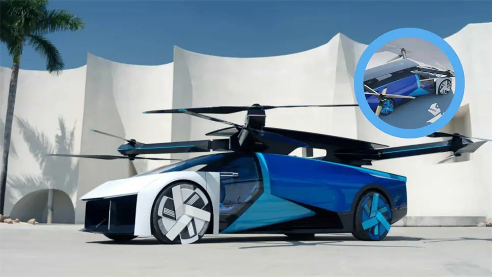 FOTO: Auto chino volador.