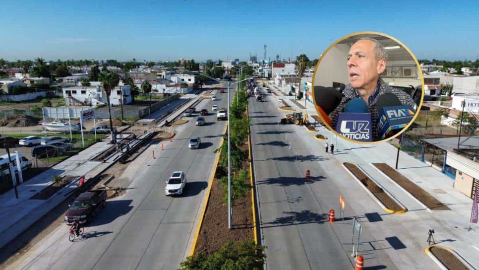 Se pospone la segunda etapa de obras del bulevar López Mateos en Los Mochis