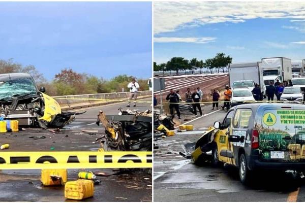 Una mujer sin vida y un herido en trágico accidente en la Autopista Benito Juárez, en Agostura