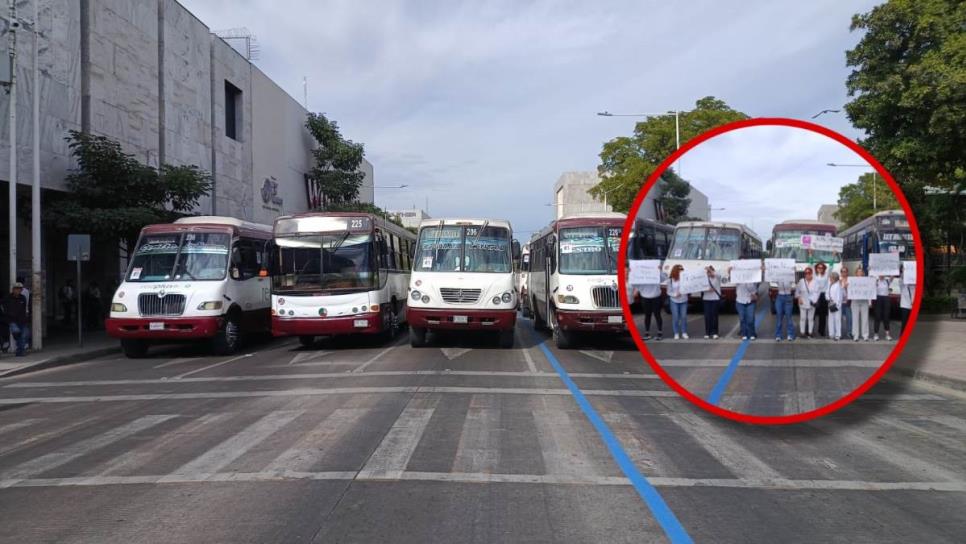 Transportistas en Culiacán se manifiestan y bloquean Av. Obregón tras desaparición de Jaime Palazuelos