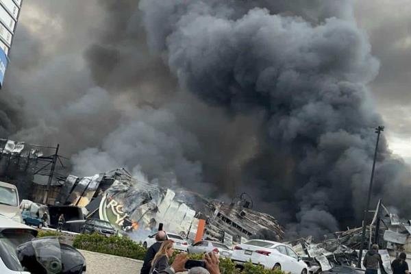 Incendio de negocio de trampolines se propaga e incendia casino en Culiacán