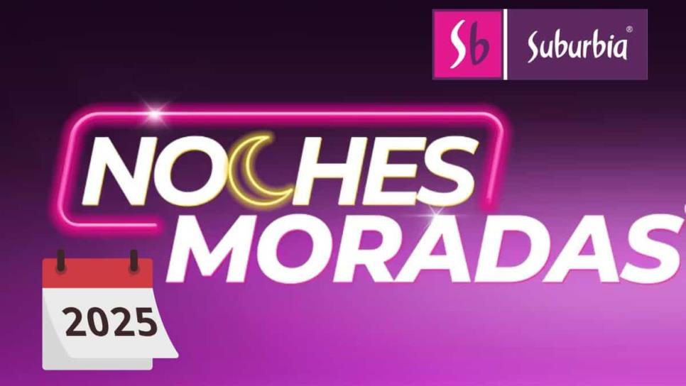 Noches Moradas Suburbia 2025 ¿cuándo es la primera y cuántas habrá este año?