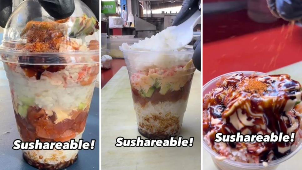 ¿Cuánto cuesta el "sushareable"? El atípico y exótico platillo viral de Los Mochis