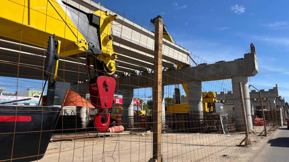 Así van los trabajos del puente de la Colosio que se inaugura en abril