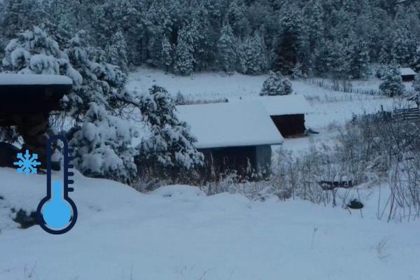 Este lugar cerca de Sinaloa registró -17°C, la temperatura más baja de la temporada