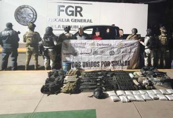 Cuatro personas son detenidas tras un enfrentamiento con militares  en Estación Obispo, en Culiacán