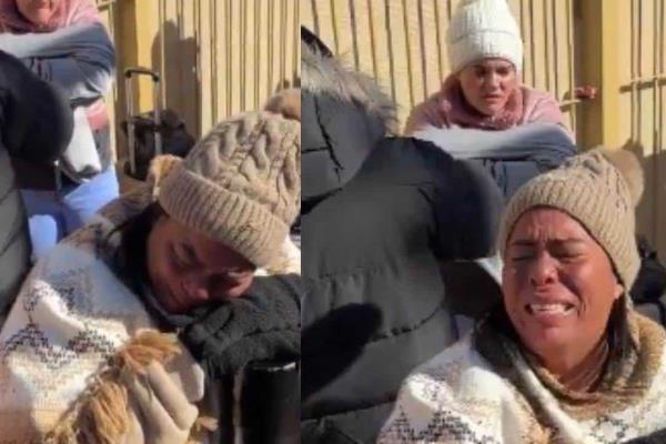 Migrante rompe en llanto tras enterarse la cancelación "CBP One | VIDEO