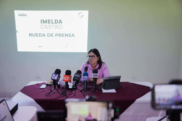 "Gobierno no tiene la culpa de la violencia que hay en Sinaloa": Imelda Castro