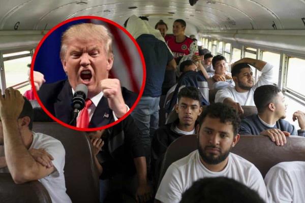 Llega en Sonora el primer autobús con migrantes, a un día del gobierno de Donald Trump