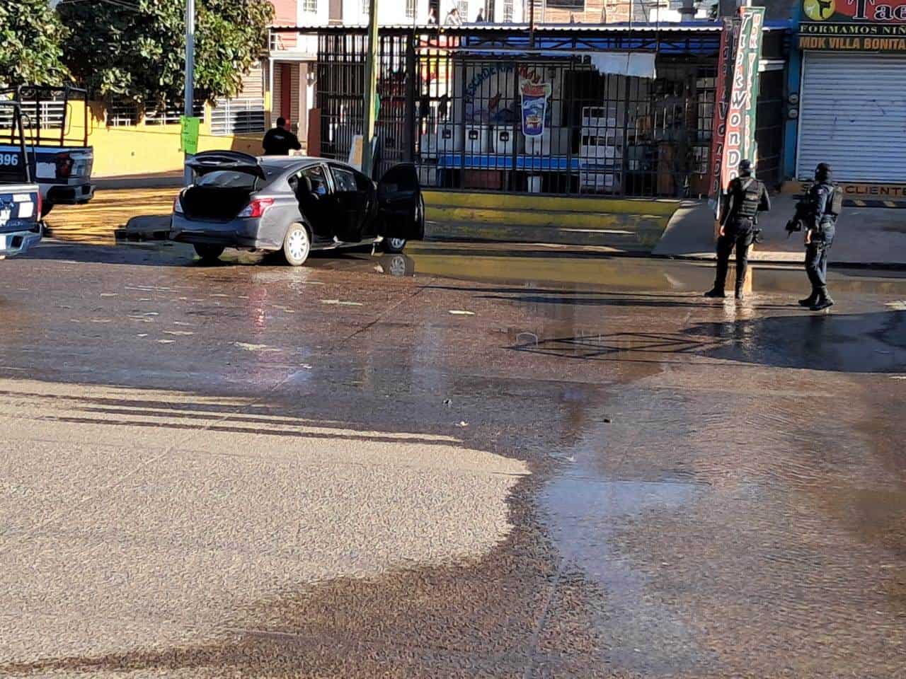 El lugar del ataque.