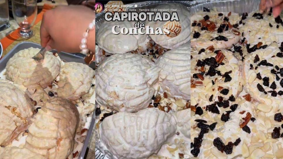 Capirotada de concha; un exótico, pero delicioso postre que se antoja | VIDEO