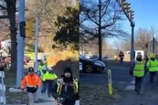 Así fue como migrantes logran escapar de una redada migratoria | VIDEO