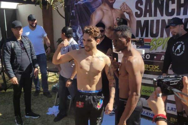 El Pinocho y el Spider cumplieron con el peso para su combate en Los Mochis