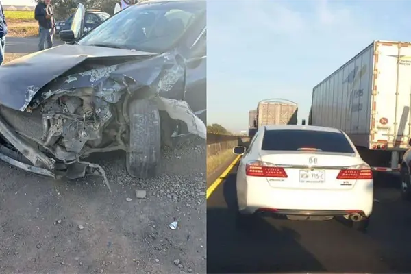 Accidente en la México 15 en Guasave deja una mujer herida y tráfico kilométrico Accidente en la México 15 en Guasave deja una mujer herida y tráfico kilométrico