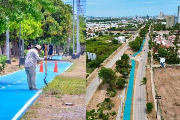 Ciclovía del Malecón de Mazatlán, una alternativa para ejercitarse
