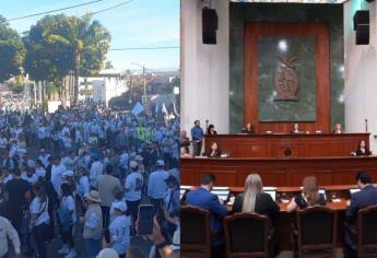 Así reaccionan los Grupos Parlamentarios del Congreso ante manifestación masiva en Culiacán