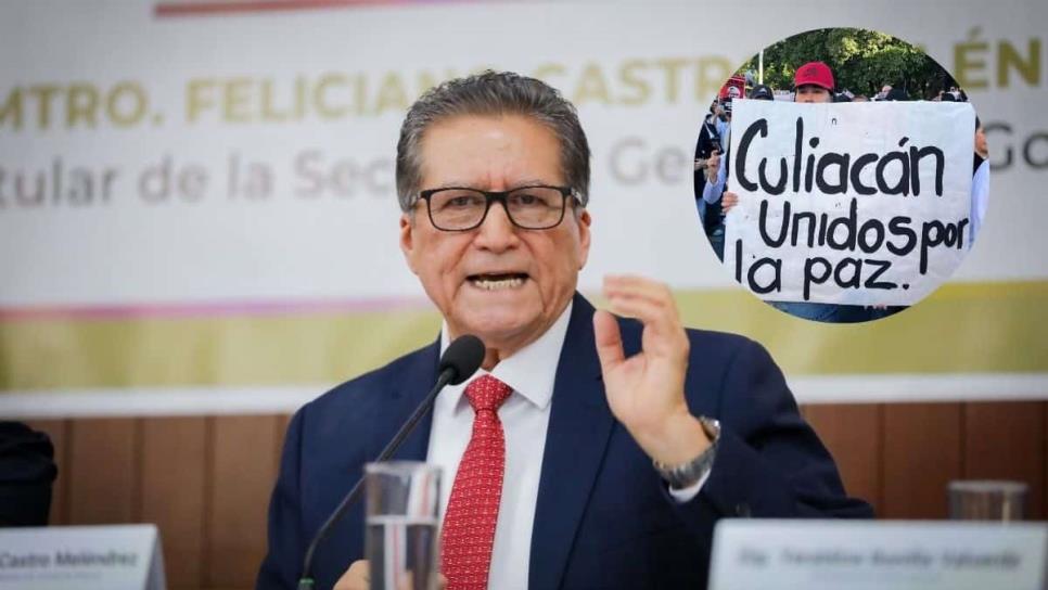 El Gobierno de Rocha Moya garantiza la libre manifestación de ideas: Feliciano Castro