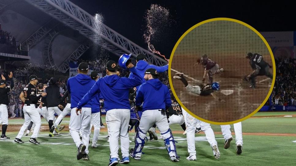 ¿Out o safe? La polémica jugada que le dio el triunfo a Charros vs Tomateros en el juego 5 | VIDEO