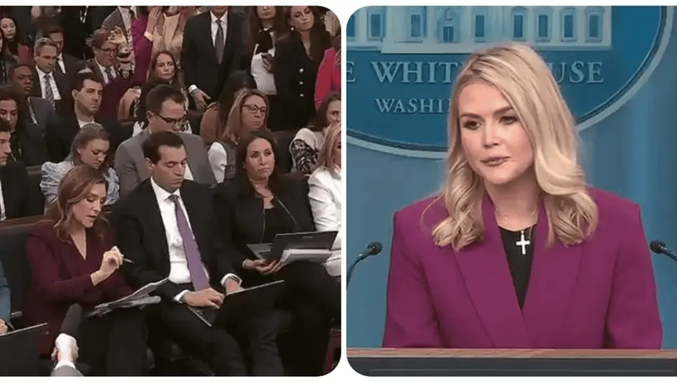 La vocera de la Casa Blanca respondió a diversos cuestionamientos. (FOTO: X).