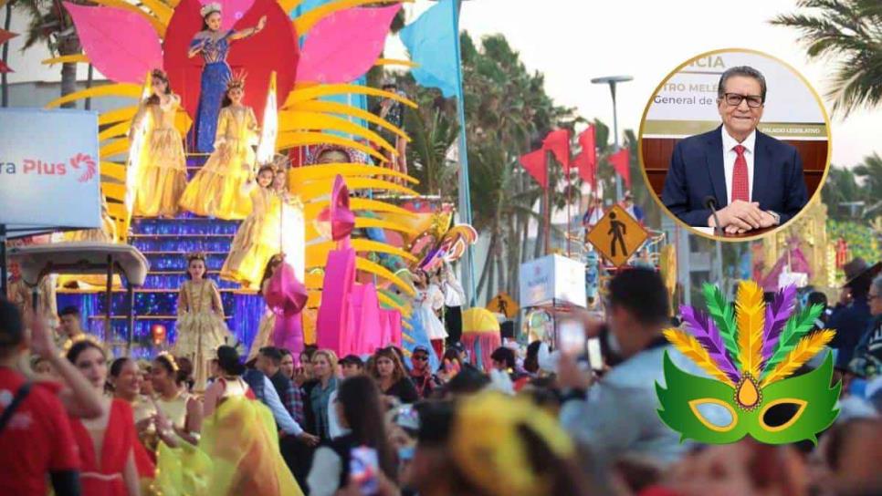 Hay condiciones para celebrar el Carnaval de Mazatlán 2025: Feliciano Castro