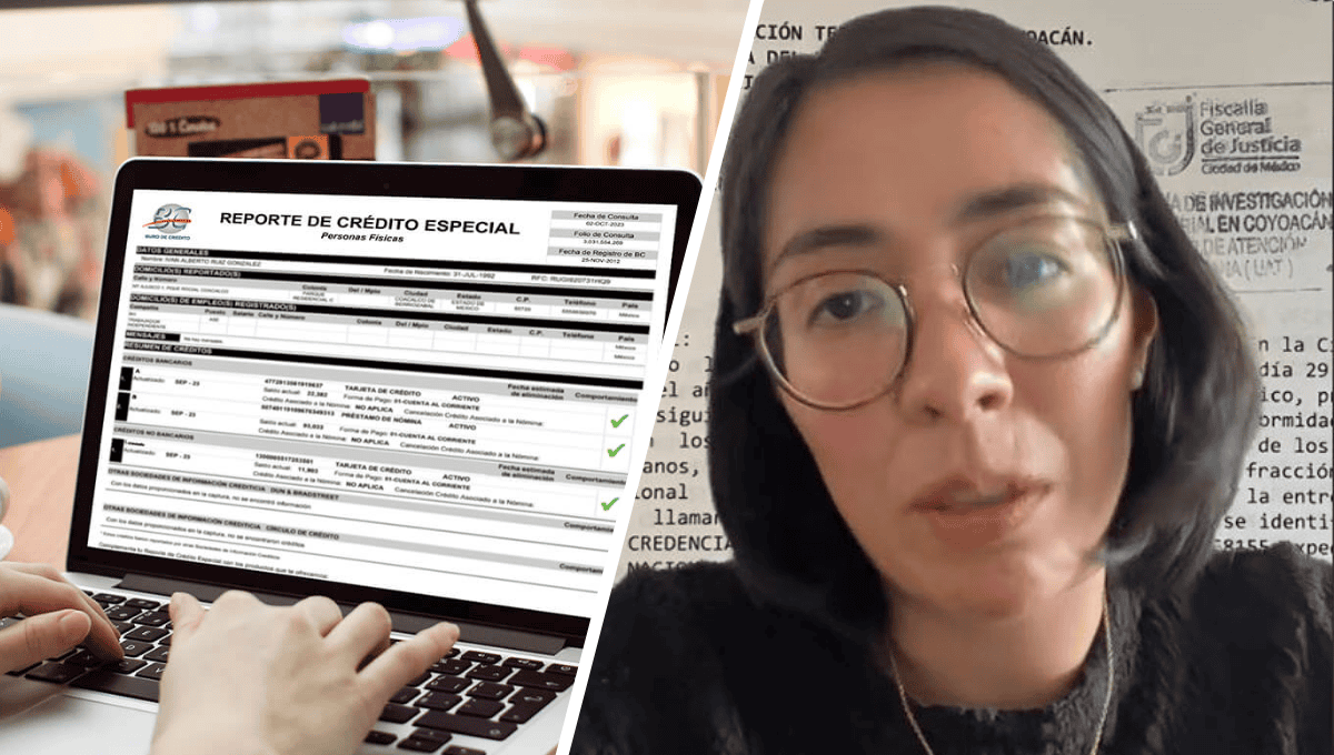 La afectada se percató del robo ya que aparecía en el Buró de Crédito. (FOTO: Temática/TikTok).
