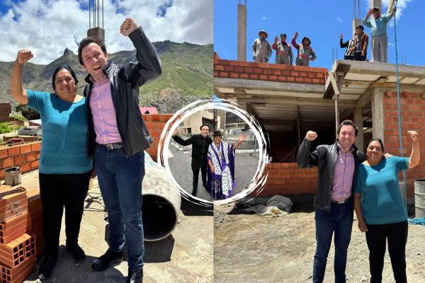 Influencer Leonel Fransezze cumple sueño de Luisa, su empleada doméstica, y le construye una casa
