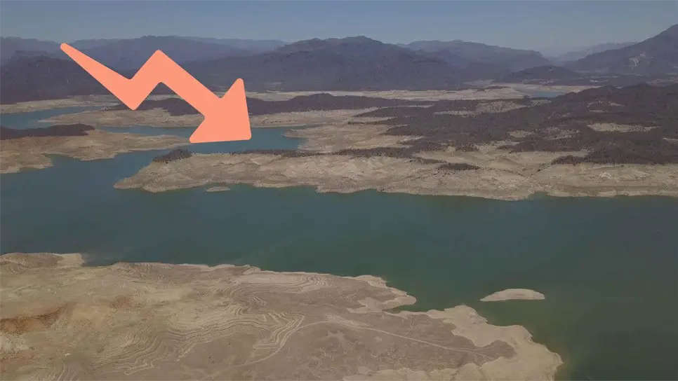 FOTO: Presas de Sinaloa caen al 14.9 %  capacidad.