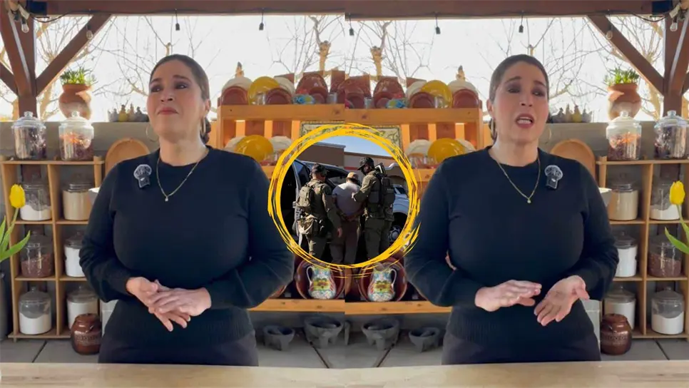 FOTO: Raquel Hernández, de Cocinando con Raquel, pide a la comunidad unirse y ayudar a los indocumentados.