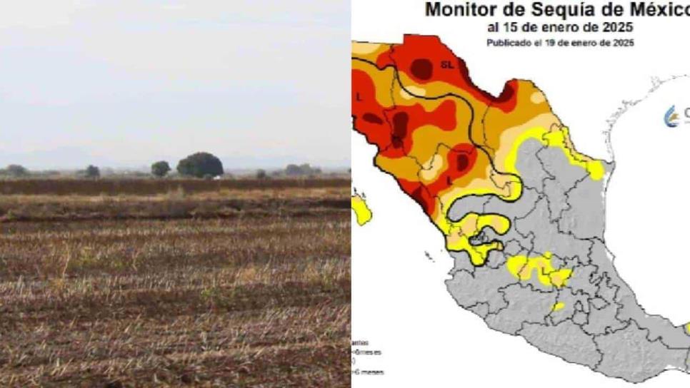 Sinaloa, en crisis por la sequía extrema: más de la mitad del estado afectado