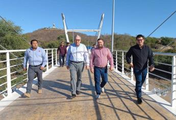 Rocha Moya inaugura Puente Bimodal Bimodal Badiraguato