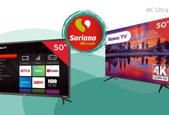 Soriana pone en oferta pantalla de 50 pulgadas a un súper precio