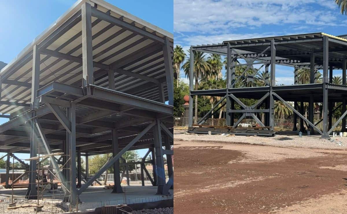 Así va la nueva plaza comercial y vinatería en los terrenos del Ingenio en Los Mochis