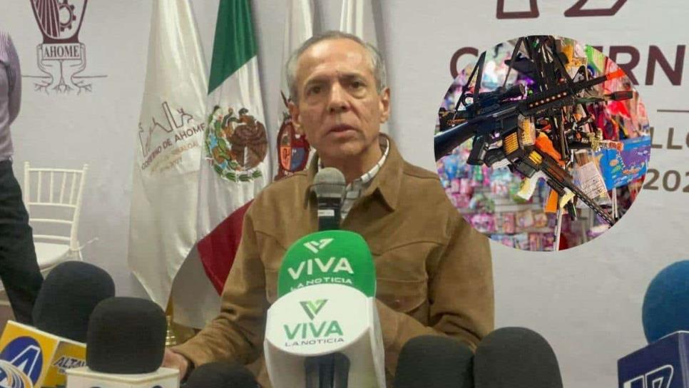 Gerardo Vargas a favor de prohibir juguetes bélicos en Sinaloa