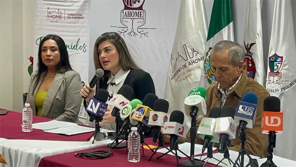 FOTO: Luz Noticias. La directora de Turismo de Ahome, Verónica Medel, anuncia las múltiples oportunidades de turismo que se han ofrecido al municipio para este 20205.