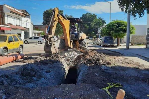 JAPAMA celebra inversión millonaria y prometen cambio en el drenaje de Los Mochis