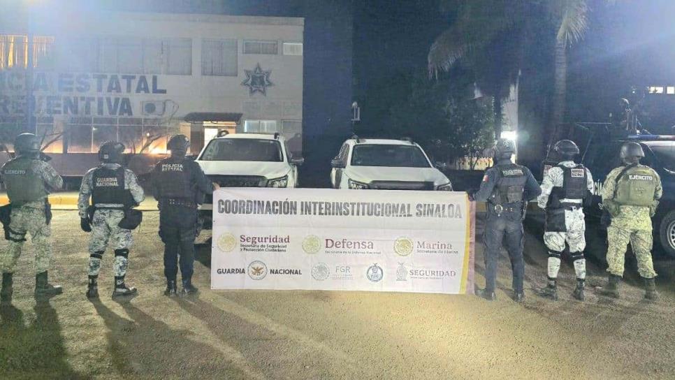 Autoridades  recuperan dos camionetas  que habían sido robadas en Culiacán