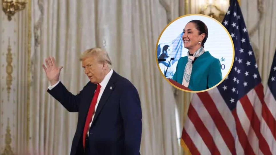 Donald Trump confirma acuerdo con Claudia Sheimbaum