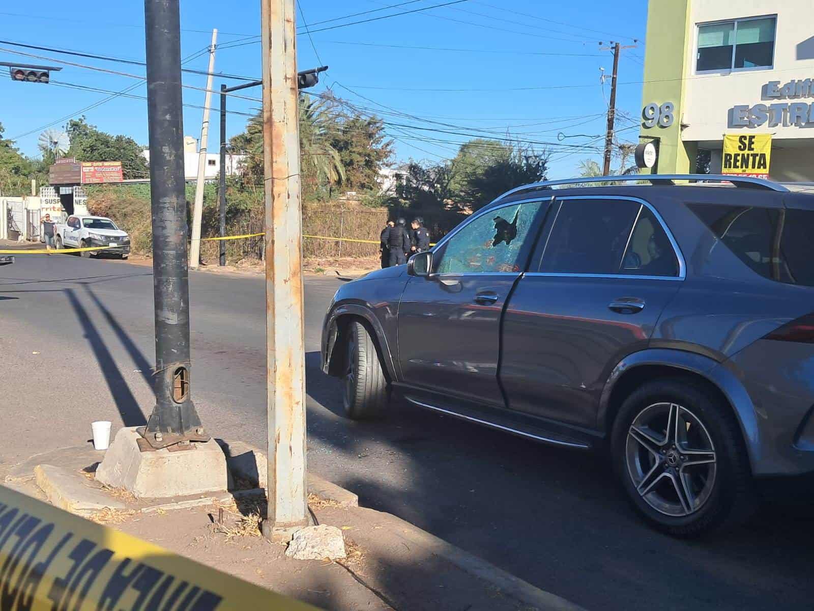 La unidad presentó varios impactos de bala.