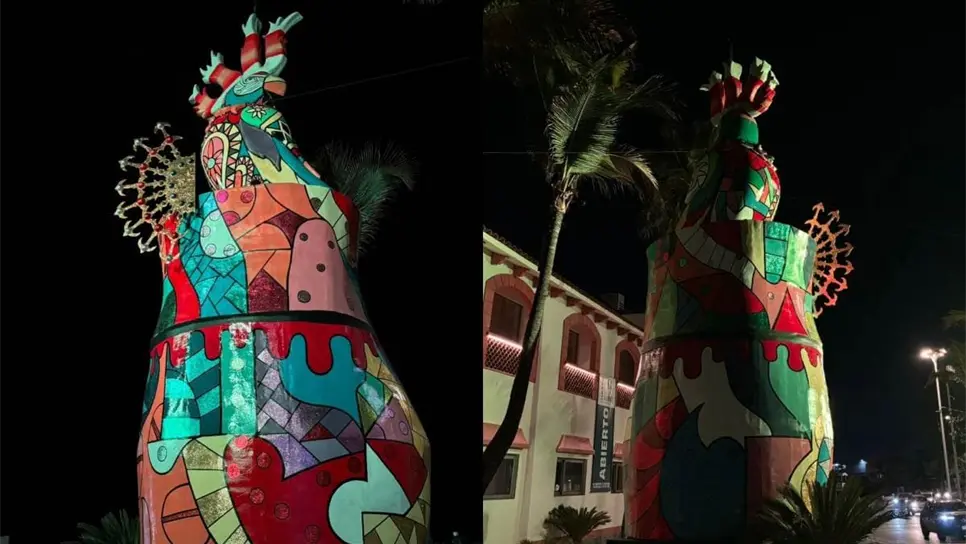 FOTO: Monigote más grande del Carnaval Internacional de Mazatlán 2025