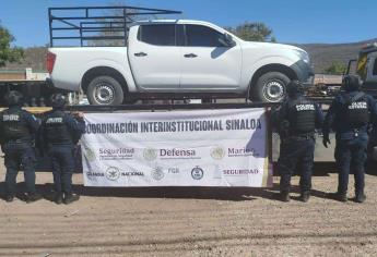 Grupo Interinstitucional recupera camioneta en el municipio de Eldorado