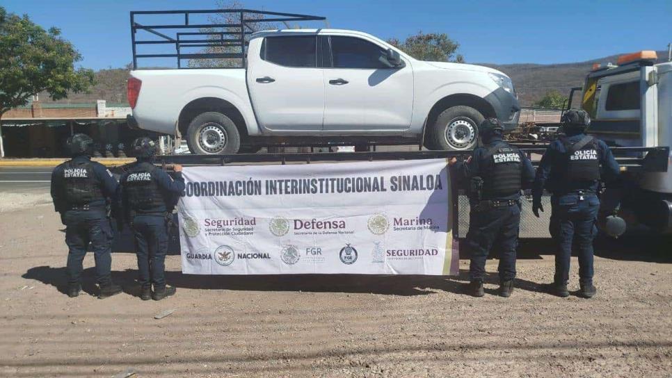 Grupo Interinstitucional recupera camioneta en el municipio de Eldorado