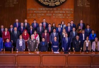 “Es un honor vivir este momento histórico con la primera mujer presidenta de México”: Rubén Rocha Moya