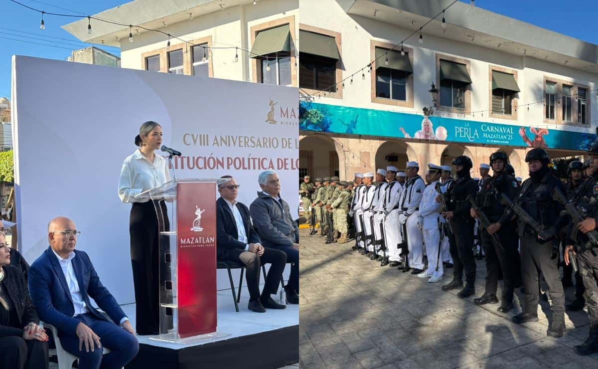 FOTO: Estrella Palacios dirige la celebración del 108 Aniversario de la Constitución Mexicana