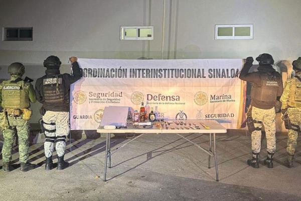 Aseguran moderno sistema Starlink de internet satelital, armas y bebidas en el penal de Aguaruto en Culiacán