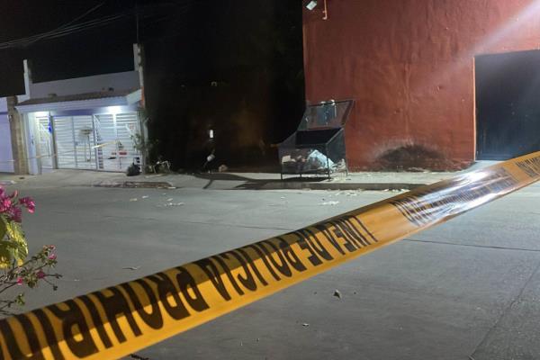 Balean un domicilio en la colonia Plutarco Elías Calles, en Culiacán