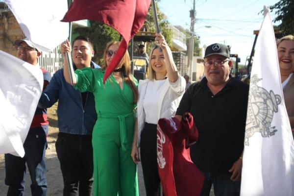 Con pavimentación en la Independencia, Estrella Palacios inicia Plan de Obras 2025