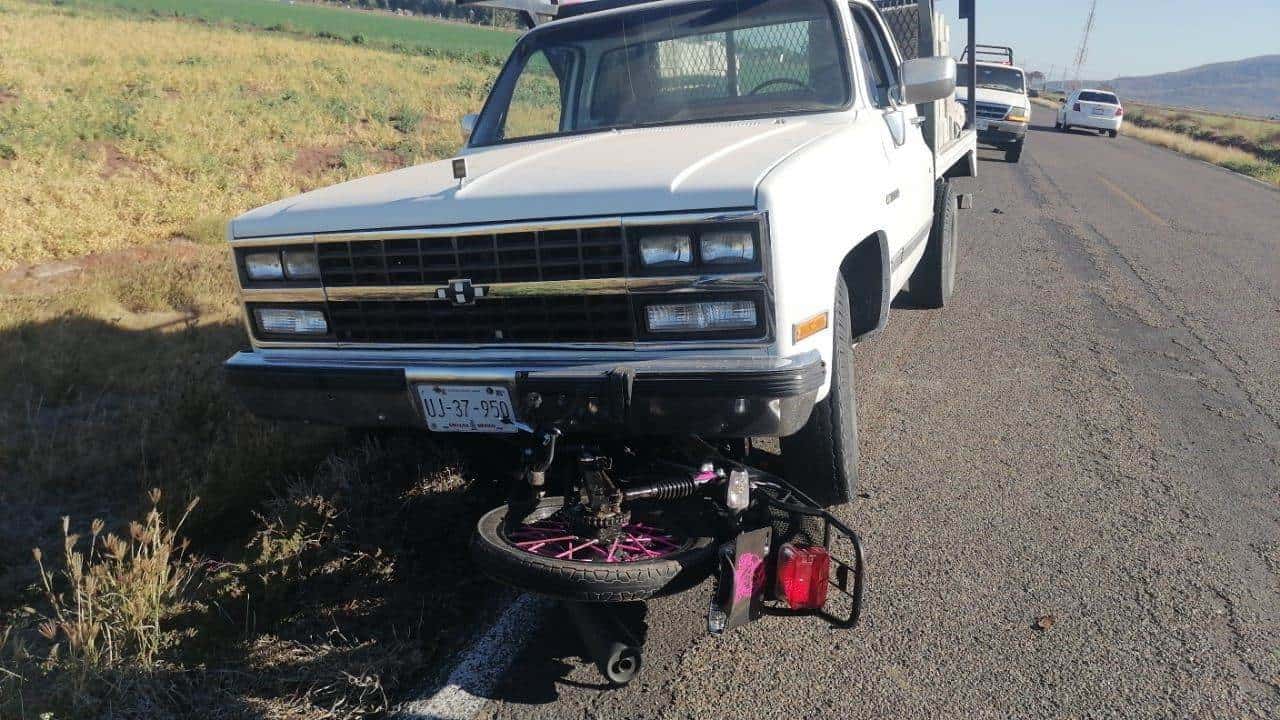 Ambos sufrieron lesiones menores y no fue necesario trasladarlos a un hospital