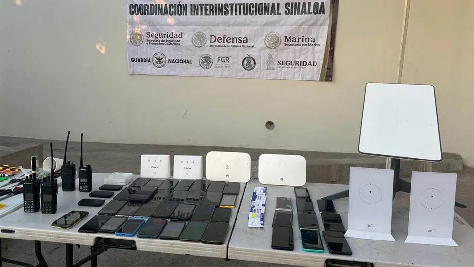 Parte de lo asegurado en la revisión al penal de Aguaruto. FOTOS: Cortesía