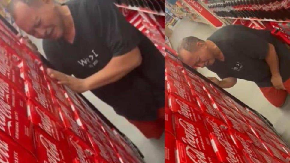 Hombre llora luego de que Coca Cola diera la espalda a comunidad latina | VIDEO