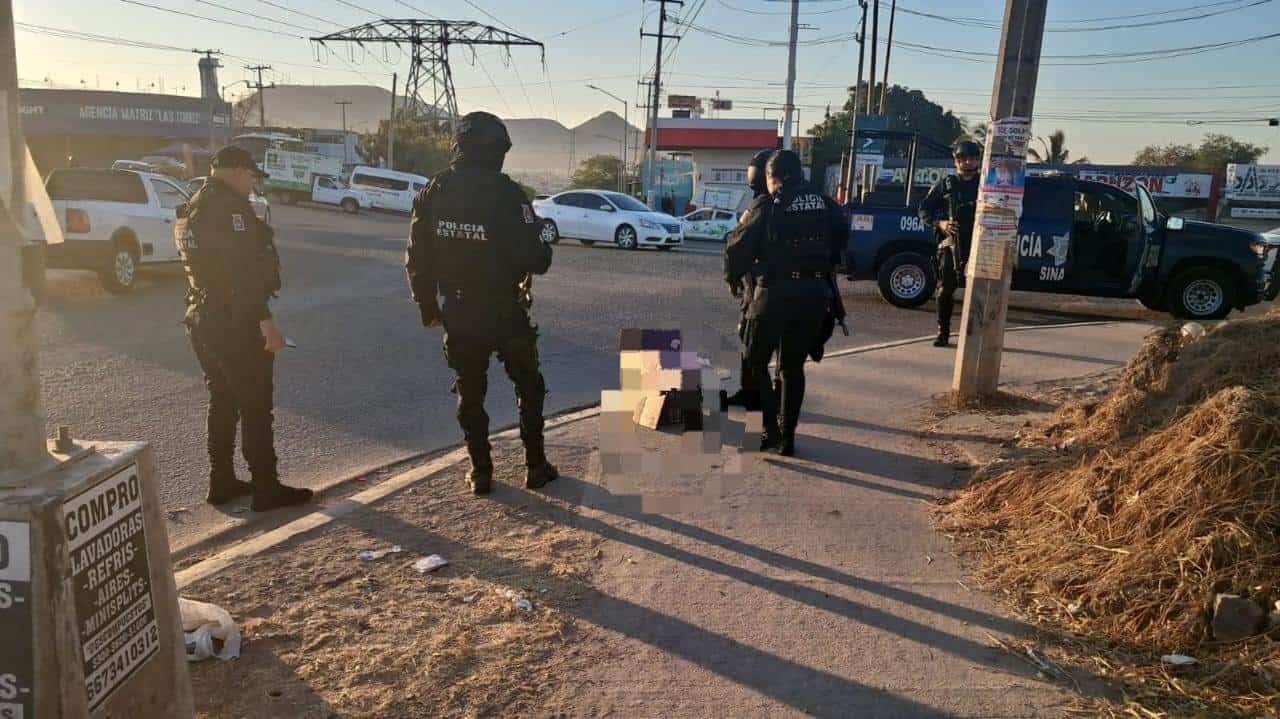FOTO: Un gato muerto con un mensaje provoca fuerte movilización en Culiacán.